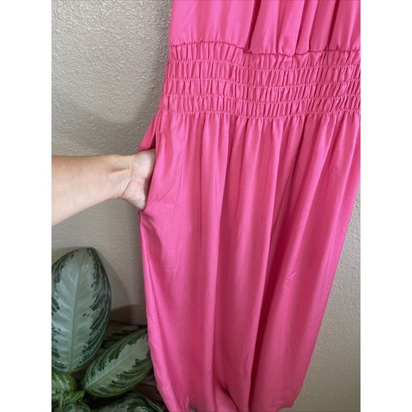 SheBird Emma One & Done Bra Maxi Dress Bright Pink Size 2 XS - Picture 5 of 12